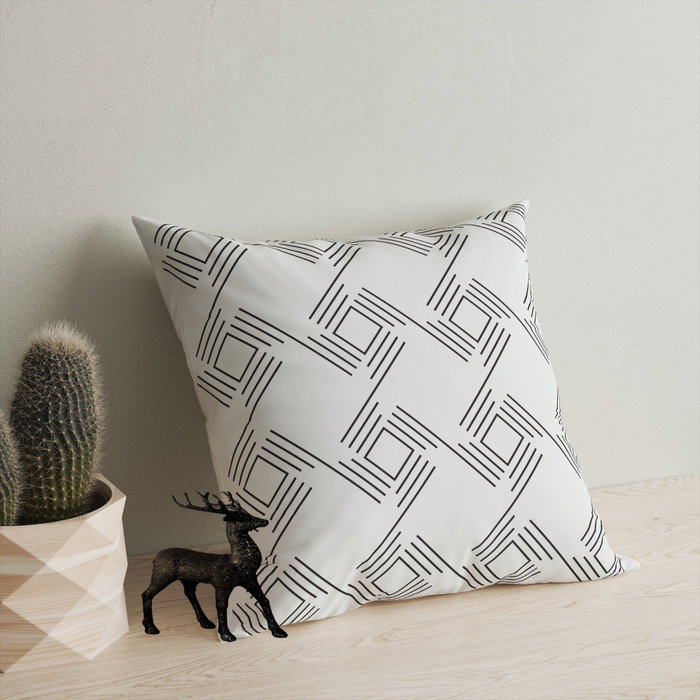 Aberto Design Cojín Multicolor 43 x 43 cm con Relleno de Silicona